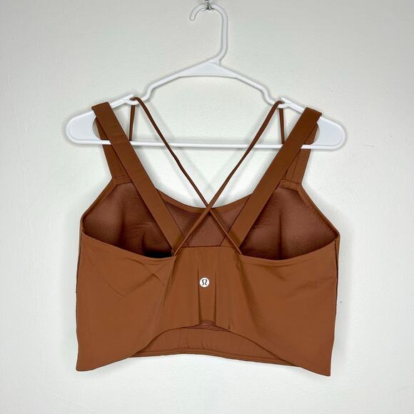 Lululemon Like a Cloud Longline Bra Roasted Brown - Picture 4 of 4